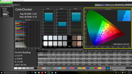 CalMAN ColorChecker (factory settings)