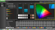 CalMAN ColorChecker (without calibration)