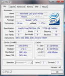 Systeminfo CPU