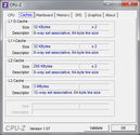 System info CPU-Z Cache