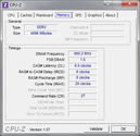 System info CPU-Z Memory