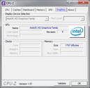 System info CPU-Z Graphics-GPU