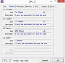 Systeminfo CPUZ Cache