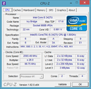 Systeminfo CPUZ CPU