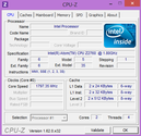 System info CPUZ CPU