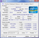 Systeminfo CPUZ CPU