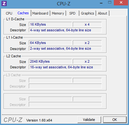 Systeminfo CPUZ Cache