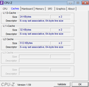 Systeminfo CPUZ Cache