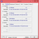 Systeminfo CPUZ Cache