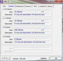 Systeminfo CPUZ Cache