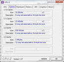 Systeminfo CPUZ Cache