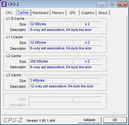 Systeminfo CPUZ Cache