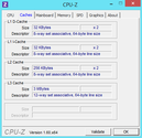Systeminfo CPUZ Cache