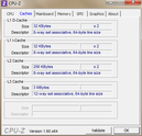 Systeminfo CPUZ Cache
