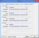 Systeminfo CPUZ Cache