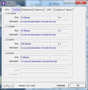 Systeminfo CPUZ Cache