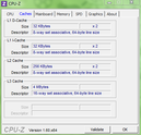 Systeminfo CPUZ Cache