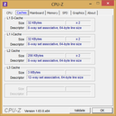 Systeminfo CPUZ Cache