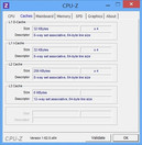 System info CPUZ Cache