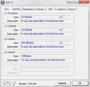 Systeminfo CPUZ Cache