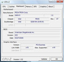 System info Mainboard