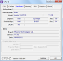 Systeminfo CPUZ Mainboard