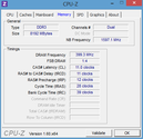 Systeminfo CPUZ RAM