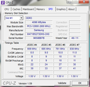 Systeminfo CPUZ RAM SPD