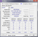 System info CPUZ RAM SPD