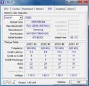 System info CPUZ RAM SPD