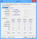 Systeminfo CPUZ RAM SPD