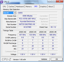 Systeminfo CPUZ RAM SPD