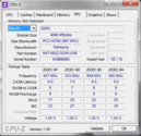 Systeminfo CPUZ RAM SPD