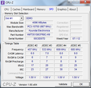 Systeminfo CPUZ RAM SPD