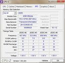 Systeminfo CPUZ RAM SPD