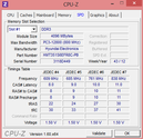 System info CPUZ RAM SPD