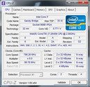 System information: CPUZ CPU