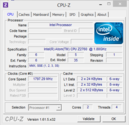 System info CPUZ CPU