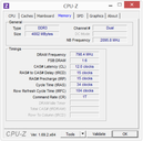 CPU-Z Memory