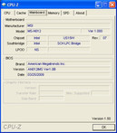 System info CPUZ Mainboard