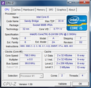 Systeminfo CPUZ CPU