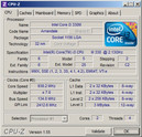 System info CPUZ CPU