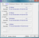 Systeminfo CPUZ Cache