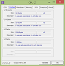 Systeminfo CPUZ Cache