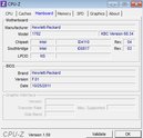 Systeminfo CPUZ Mainboard