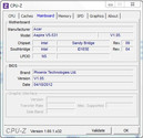 System info CPUZ Mainboard