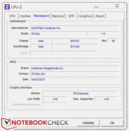 System info CPUZ Mainboard