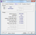 System information CPUZ RAM