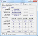 System information CPUZ RAM SPD