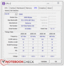 System info CPUZ RAM SPD